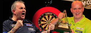 Van Gerwen en Taylor premier league