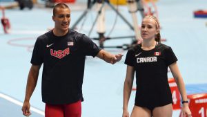 WK Atletiek 2015 05 Ashton Eaton en vrouw