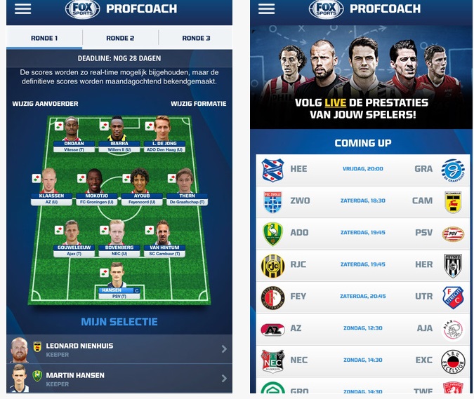De app van profcoach.nl
